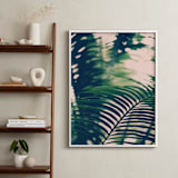 "Labyrinths" - Art Print in forest green by ALICIA BOCK - In a Room