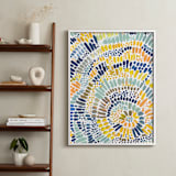 "Sun Drop" - Art Print in Golden Yellow by Holly Royval - In a Room