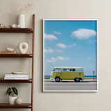"Yellow Van II" - Art Print in Sunshine Yellow by Jennifer Little - In a Room