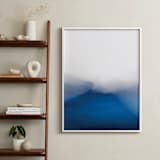 "Mirage" - Art Print in Navy by Karen Kardatzke - In a Room