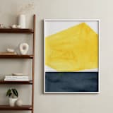 "Rising Sun" - Art Print in White by Celeste Duffy - In a Room
