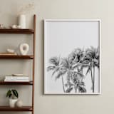 "Vacation Mode" - Art Print in White by Irene Suchocki - In a Room