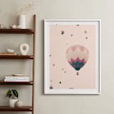"To The Stars" - Art Print in Pale Pink by Caroline Mint - In a Room