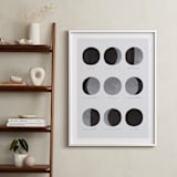 "the lunar cycle" - Art Print in Moon Rock by Dawn Jasper - In a Room