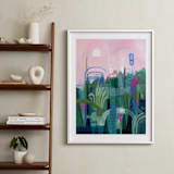 "Feel So Fine" - Art Print in Emerald Green by Sarina Diakos - In a Room