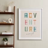 "Adventure Lies Ahead" - Art Print in Paper by Brandy Folse - In a Room