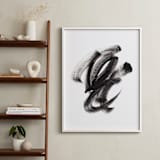 "Faraday" - Art Print in Black by Misty Hughes - In a Room