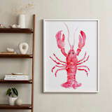 "Aragosta" - Art Print in Crustacean by Rochelle Renee - In a Room
