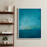 "Storm Break" - Art Print in Cyan by Christy Sheehan - In a Room