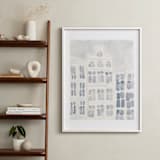 "skyscraper" - Art Print in White by Susanne Kasielke - In a Room