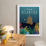 "Discover Atlantica" - Art Print in Deep Sea by Erica Krystek - In a Room