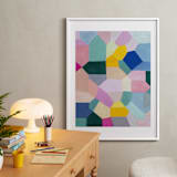 "Safe as houses" - Art Print in peach by raven erebus - In a Room