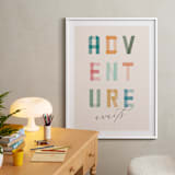 "Adventure Lies Ahead" - Art Print in Paper by Brandy Folse - In a Room