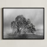 "in the rain" - Art Print in Stormy by Crystal Lynn Collins - Framed