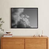 "Stormy Skies" - Art Print in Grey by Claire Duda - In a Room