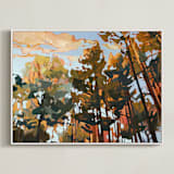 "Hands High" - Art Print in Twilight by Jess Franks - Framed Canvas