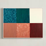 "Seaworthy" - Art Print in Coral Reef by Camille Pietrow - Framed Canvas