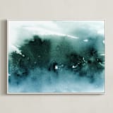 "misty forest" - Art Print in Forest by Lindsay Megahed - Framed Canvas