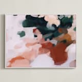 "Otonio" - Art Print in Burnt Umber by Parima Studio - Framed Canvas