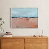 "Busy Beach" - Art Print in Sea by Lindsay Megahed - In a Room