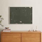 "Play" - Art Print in Green by Shiho Whitehead - In a Room