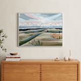 "Autumn Grasses" - Art Print in Golden Grasses by Molly Mansfield - In a Room
