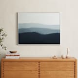 "Ridgeline" - Art Print in Indigo by Rebecca Rueth - In a Room