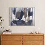 "Curve Appeal" - Art Print in bronze & blue by Michelle Lee - In a Room