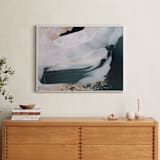 "Nonchalant" - Art Print in Deap Sea by Melanie Severin - In a Room