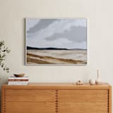 "US 90 To Valentine" - Art Print in Mist by Kati Ramer - In a Room