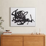 "Writer's Block" - Art Print in Black and White by Stephanie Nowotarski - In a Room