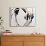 "Surrounding" - Art Print in grey wash by Michelle Lee - In a Room