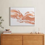 "Lost in Time" - Art Print in Peach by Sarah Lund - In a Room