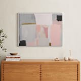 "atmospheric" - Art Print in Apricot by Amy Gray - In a Room