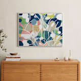 "Summer Rising" - Art Print in pink by Nancy Ramirez - In a Room