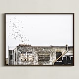 "Brooklyn" - Art Print in Winter White by Kaitlin Rebesco - Framed