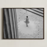 "NobodyWatching" - Art Print in Night Music by Nancy Lindo - Framed