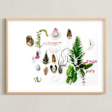 "A Love Letter to the Pacific North West " - Art Print in Oregon Clouds by Theresa Bear - Framed