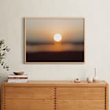 "Rise" - Art Print in Sunrise by Owl and Toad - In a Room