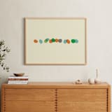 "Organics_5-01" - Art Print in powdery pastels by Alain Castoriano - In a Room