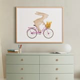 "Fast Riders IV" - Art Print in Violet by Francisca Reyes - In a Room
