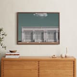 "oil change" - Art Print in verdigris by Maja Cunningham - In a Room