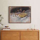 "Yellow Bowl" - Art Print in Goldenrod by Lorent and Leif - In a Room