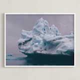 "Jökulsárlón" - Art Print in Glacier by Kaitlin Rebesco - Framed