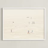 "Fullness - II" - Art Print in Sand Cream by Alexandra Feo - Framed
