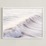 "Cayucos Soft Waves " - Art Print in Original Silver by Lisa Sundin - Framed