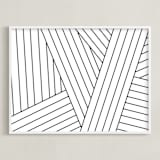 "Tension (Landscape)" - Art Print in Black and White by Jaime Derringer - Framed