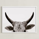 "Jane Gallagher No. 2" - Art Print in Off White by Amy Carroll - Framed