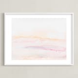 "Eventide" - Art Print in White by Itsy Belle Studio - Framed
