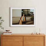 "The Big Picture: Graduation Framed Photo" - Framed Photo in White by Minted - In a Room